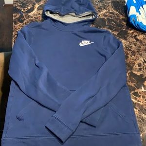 Nike Hoodie. Boys XL. Navy Blue